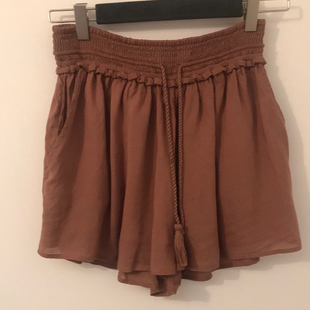 Wilfred elastic/shirred waist shorts